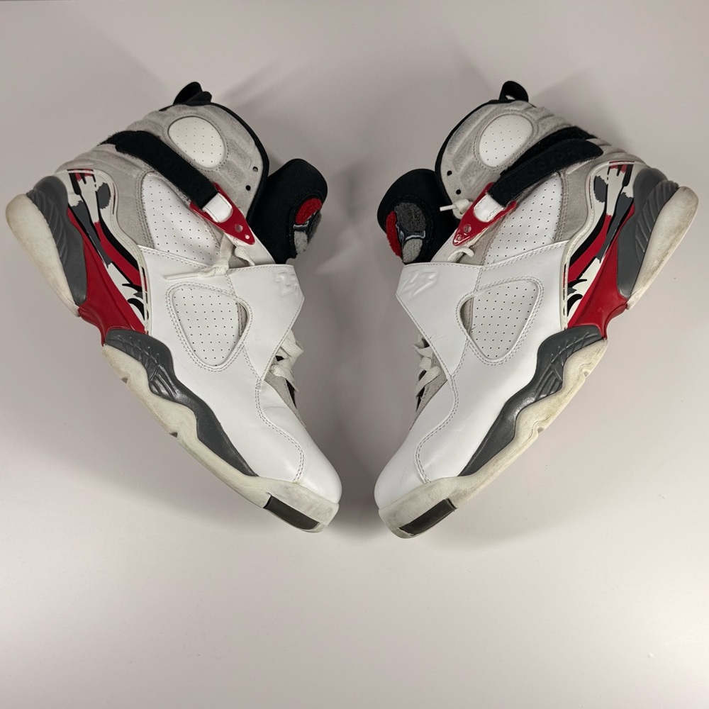 Air Jordan 8 Retro Bugs Bunny White Black True Red Men's Size 12 - 305381-103 - Picture 13 of 15